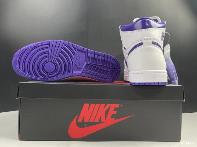SportInspired “court 1221 purple” jordan air 1 cd0461- wmns 0110